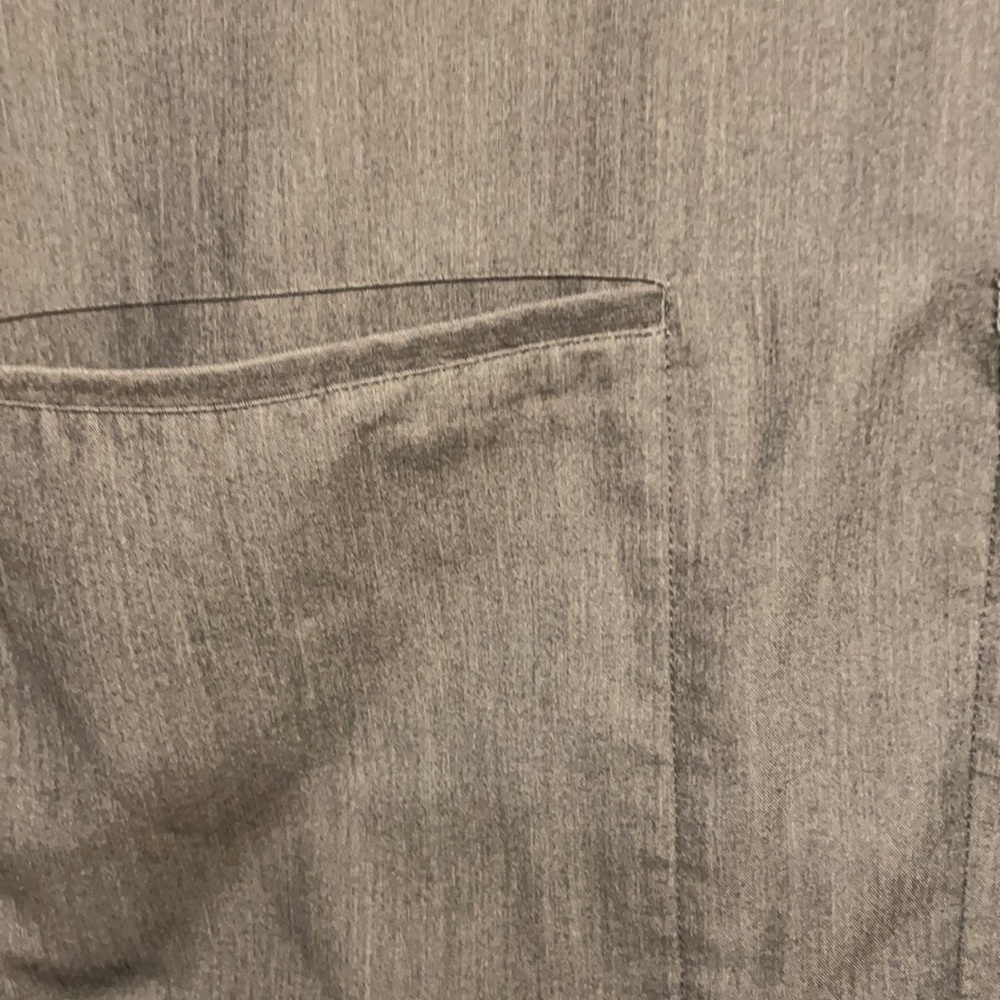 Only Work Once Grey Technical Collection Scrub Top - image 4